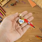 Cute Acrylic and Metal Keychains (1 Pc & mix design) - Closeup Embroidery by Nari Haat, Indian ethnic wear, women clo...