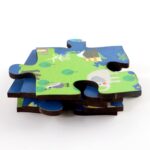 Educational Wooden World Map Puzzle for Kids - (1 Set) - Sleeve Design by Nari Haat, Indian ethnic wear, women clothi...