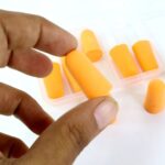 Foam Ear Plugs with Portable Storage Box (5 Pairs) - Back View by Nari Haat, Indian ethnic wear, women clothing, desi...