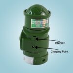 Manual Portable Handheld Post Fan - Back View by Nari Haat, Indian ethnic wear, women clothing, designer suit