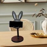 Cute Bunny Phone Stand, Angle Height Adjustable Phone Stand for Desk, Kawaii Phone Holder Desk Accessories, Easter Bu...
