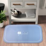 Anti-Slip Bathroom Floor Mat - 80 × 50 cm (1 Pc) - Neckline Detail by Nari Haat, Indian ethnic wear, women clothing,...