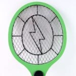 Green Rechargeable Electric Mosquito Killer Racket with Cable - Neckline Detail by Nari Haat, Indian ethnic wear, wom...