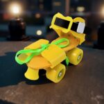 Adjustable Dry Skates for Kids (1 Pair) - Back View by Nari Haat, Indian ethnic wear, women clothing, designer suit