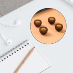 Premium Silicone Earbud Tips - (4 Pc / Set) - Closeup Embroidery by Nari Haat, Indian ethnic wear, women clothing, de...