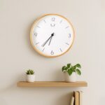 Classic Wall Clock for Home and Office – Mix Design Round 1 Pc Assorted Pattern - Closeup Embroidery by Nari Haat, ...