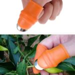 Thumb Knife Cutter with Silicone Finger Guard (1 Pc) - Back View by Nari Haat, Indian ethnic wear, women clothing, de...