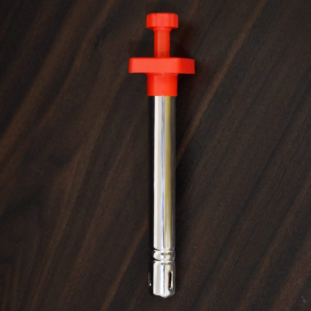 Square stainless steel gas lighter for kitchen