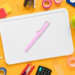 Pink 2-in-1 Everlasting Magic Pencil Replaceable Eraser – Inkless, Reusable, Portable - Back View by Nari Haat, Ind...