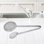 Apex Stainless Steel Skimmer Serving Tong - Neckline Detail by Nari Haat, Indian ethnic wear, women clothing, designe...