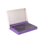 Yashu Plastic Stamp Pad Violet Ink, Quick-Dry Refillable Pad (1 Pc) - Sleeve Design by Nari Haat, Indian ethnic wear,...