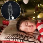 3D Illusion LED Night Lamp with Football Player Design - Closeup Embroidery by Nari Haat, Indian ethnic wear, women c...