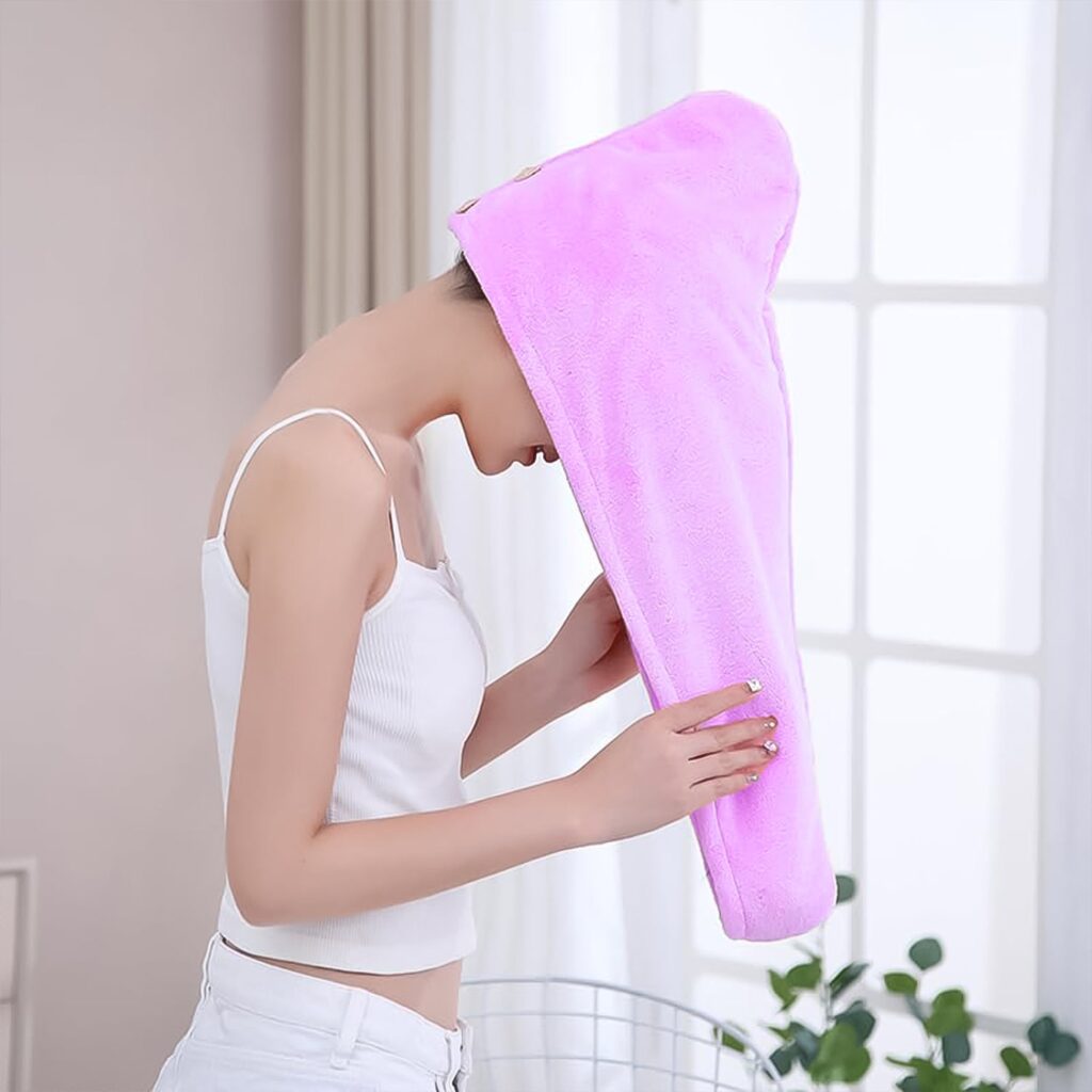 Quick Dry Microfiber Hair Turban Towel
