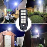 High-Powered Solar LED Street Light with Motion Sensor & Remote Control - Back View by Nari Haat, Indian ethnic wear,...