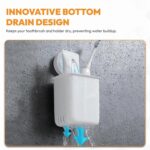 Wall Mounted Bathroom Storage Organizer Cup Set (2 Pc Set) - Back View by Nari Haat, Indian ethnic wear, women clothi...