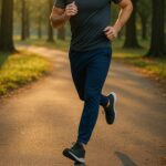 Premium Comfort Fit Men’s Track Pant - Neckline Detail by Nari Haat, Indian ethnic wear, women clothing, designer suit