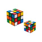Plastic Fancy 3x3 Small Cube Puzzles Game - 2 Pieces (Multicolour) - Front View by Nari Haat, Indian ethnic wear, wom...