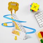 Duck Climb Stairs Toy Roller Coaster with Flashing Lights & Music (3 Ducks) - Image 7