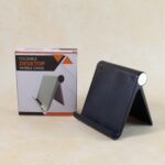 Plastic Foldable Desktop Mobile Stand (1 Pc / Black) - Back View by Nari Haat, Indian ethnic wear, women clothing, de...