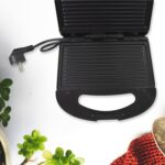 Sandwich Maker – Non-Stick Plates & Indicator Lights for Easy Home Cooking - Neckline Detail by Nari Haat, Indian e...