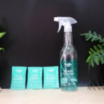 Pollic Kadam Concentrated Glass & Mirror Cleaner Refill Kit Reusable Spray Bottle - Fabric Detail by Nari Haat, India...