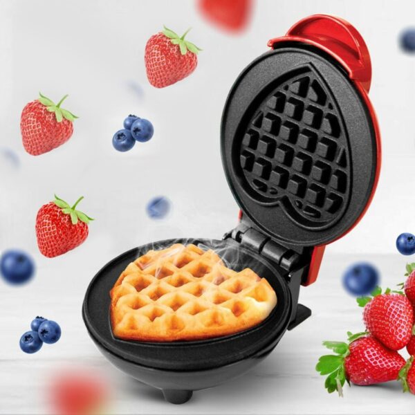 Mini Waffle Maker Machine – Non-Stick Quick Breakfast Tool - Front View by Nari Haat, Indian ethnic wear, women clo...