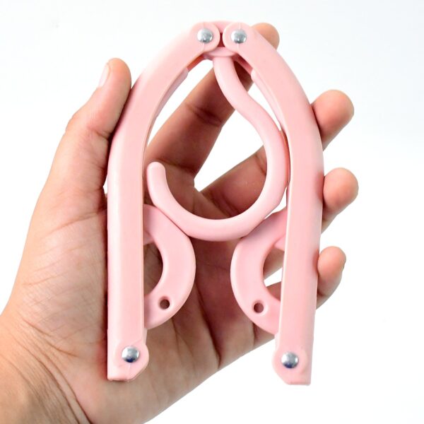 Travel Hangers, Portable Folding Clothes Hangers (1 Pc) - Front View by Nari Haat, Indian ethnic wear, women clothing...