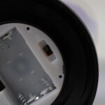 LED Decorative Rose with Butterfly in Transparent Plastic Dome (1 Pc) - Neckline Detail by Nari Haat, Indian ethnic w...