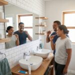 Eco-Friendly Bamboo Toothbrush Twin Pack (12 Packets × 24 Pieces) - Back View by Nari Haat, Indian ethnic wear, wome...