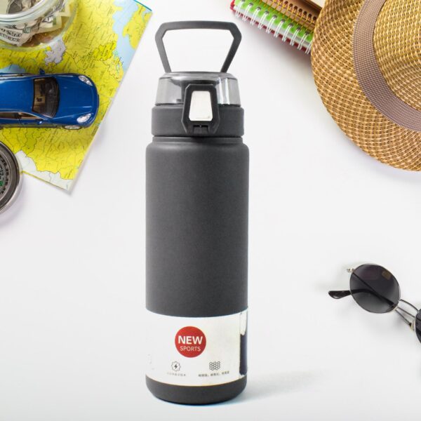 Stainless Steel Vacuum Water Bottle Approx 700ml (1 Pc) - Front View by Nari Haat, Indian ethnic wear, women clothing...