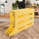 3-Layer Rolling Egg Storage Rack Dispenser (1 Pc) - Back View by Nari Haat, Indian ethnic wear, women clothing, desig...