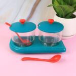 supermom Storewell Multipurpose Spice and Condiment Container Set (2 Pc) - Back View by Nari Haat, Indian ethnic wear...