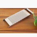 Ritu Premium Stainless Steel Handheld Grater & Slicer (1 Pc) - Neckline Detail by Nari Haat, Indian ethnic wear, wome...