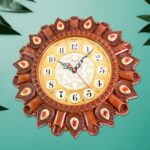 Analog Latest Stylish New Models Wall Clock - Back View by Nari Haat, Indian ethnic wear, women clothing, designer suit
