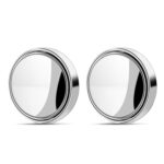 360° Adjustable Blind Spot Mirror for Car Side Rearview (2 Pc) - Neckline Detail by Nari Haat, Indian ethnic wear, w...