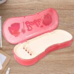 Cute Cartoon Printed Plastic Compass Box for Kids (1 Pc) - Closeup Embroidery by Nari Haat, Indian ethnic wear, women...