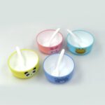 Plastic Animal Cartoon Bowl Set – 4 Pieces with Spoons for Kids (Assorted Color) - Front View by Nari Haat, Indian ...