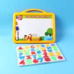 2-in-1 Kids Writing Board Set – Double-Sided Whiteboard & Blackboard - Fabric Detail by Nari Haat, Indian ethnic we...