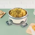 Apex Round Airtight Food Storage Container Approx 500 ml (1 Pc) - Neckline Detail by Nari Haat, Indian ethnic wear, w...