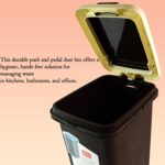 Apex Push N Pedal Plastic Dustbin 10L Capacity (1 Pc) - Neckline Detail by Nari Haat, Indian ethnic wear, women cloth...