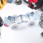 5-Wheel Emergency Bike Wheel Puller Trolley (1 Pc) - Neckline Detail by Nari Haat, Indian ethnic wear, women clothing...