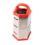 Supermom 7-in-1 Heavy Duty Stainless Steel Box Grater with Ergonomic Handle (1 Pc) - Sleeve Design by Nari Haat, Indi...