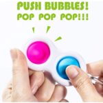 Simple Dimple Fidget Toy Mini Keychain - Fabric Detail by Nari Haat, Indian ethnic wear, women clothing, designer suit