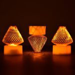 Premium LED Flameless Candle Lights (4 Pc / Set) - Neckline Detail by Nari Haat, Indian ethnic wear, women clothing, ...