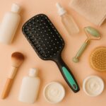 2-in-1 Hair Comb Brush with Mirror - Back View by Nari Haat, Indian ethnic wear, women clothing, designer suit