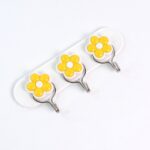 Multipurpose Strong & Hook Self-Adhesive hooks for wall Heavy Plastic Hook (1 Pc) - Sleeve Design by Nari Haat, India...