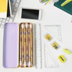 Complete Stationery Geometry Box (1 Set) - Neckline Detail by Nari Haat, Indian ethnic wear, women clothing, designer...