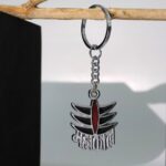 Mahakal Symbol Metal Keychain (1 Pc) - Neckline Detail by Nari Haat, Indian ethnic wear, women clothing, designer suit