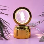 Radhe Krishna Crystal Ball Night Light – 1 Pc - Full Detail by Nari Haat, Indian ethnic wear, women clothing, desig...
