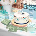 Hello Sweet Baby Party Paper Napkins (31 x 31 cm / 24 Pc) - Fabric Detail by Nari Haat, Indian ethnic wear, women clo...